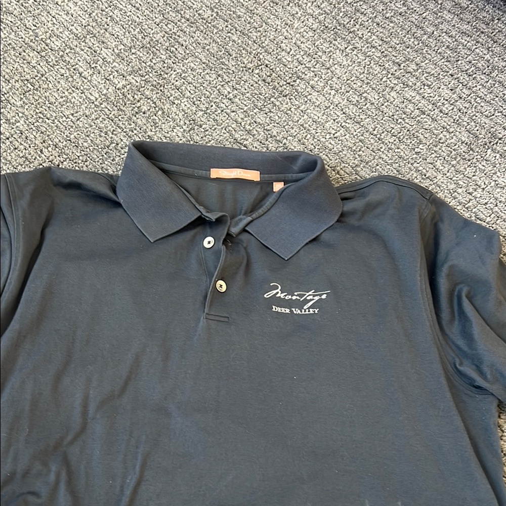 Men's Polo Shirt in Dark Gray Never Worn!
